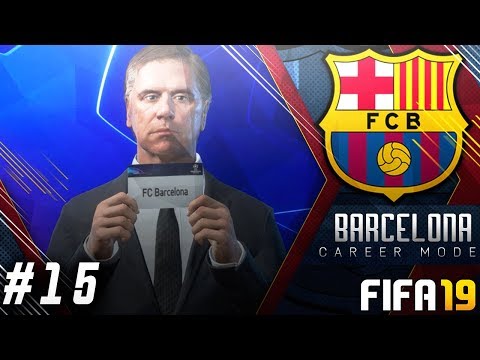 FIFA 19 Barcelona Career Mode EP15 - Unbelievable Champions League Draw!! El Clásico Hype!!