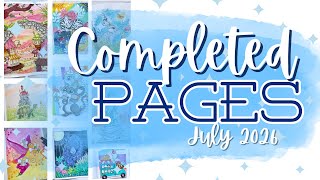 Sharing My Completed Pages July 2026