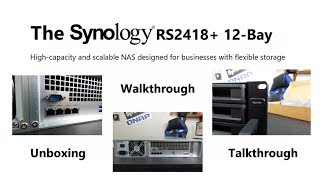 Synology RS2418+ - відео 1