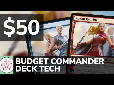 Rowan & Will Kenrith | EDH Budget Deck Tech $50 | Human Tribal | Super Friends | MTG | Commander