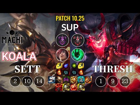 MCX Koala Sett vs Thresh Sup - KR Patch 10.25