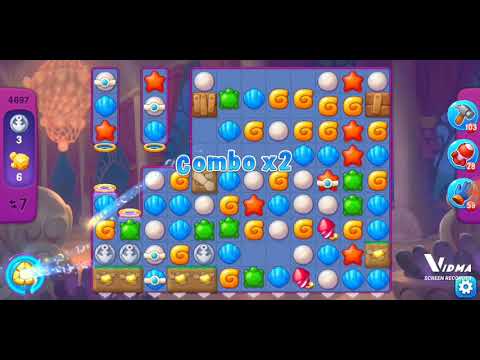 Fishdom. 4697 super hard level no boosters and diamonds