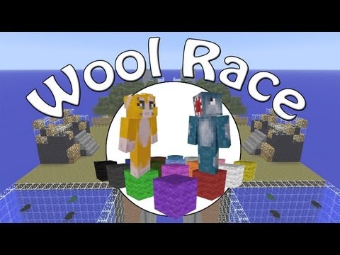 EPIC Minecraft Xbox Wool Race!