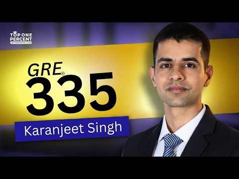 Karanjeet Singh - GRE Testimonial