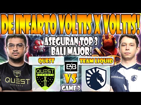 TEAM LIQUID VS QUEST BO3[GAME 3] ELIMINACIÓN - NISHA, BOXI VS ATF, NOOB - BALI MAJOR 2023 - ESB DOTA