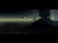 Blade Runner White Dragon Cut Spinner Flies Through A Bunch Of Pylamids