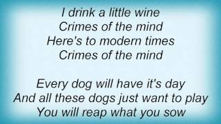 18119 Phish - Crimes Of The Mind Lyrics