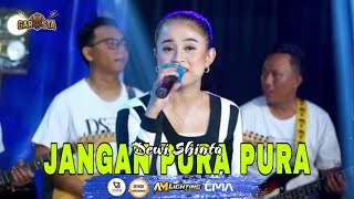 Download lagu DEWI SHINTA - JANGAN PURA PURA l GAROSTA ( live music) #viralsong #dewishinta #dhehan_audio mp3