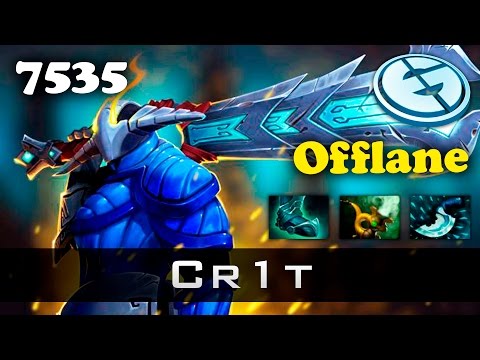 Cr1t Offlane Sven - 7535 MMR EG Dota 2