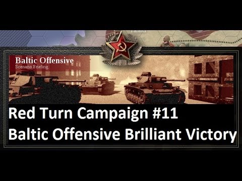 Lets Play: Unity of Command - The Red Turn Campaign: Baltic Offensive Brilliant Victory (HD)