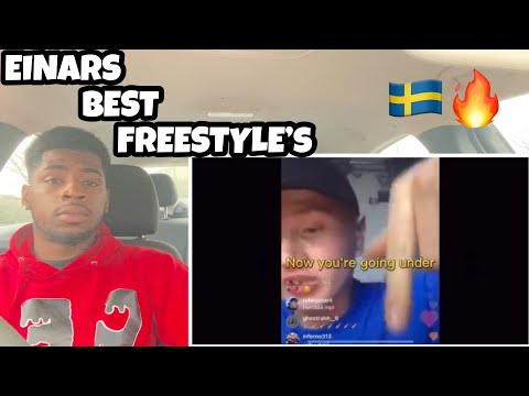 🇸🇪🔥American Reacts Too Swedish Rap Einar Best Freestyles(English Subtitles) CEO Reaction *BANGER*