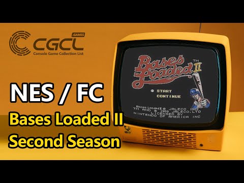 NES / FC GAME：Bases Loaded II: Second Season Play demonstration