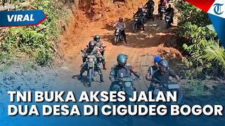 TNI AD Bangun Jalan 5,2 Km di Cigudeg Bogor dalam Program TMMD ke-128, Hubungkan 2 Desa
