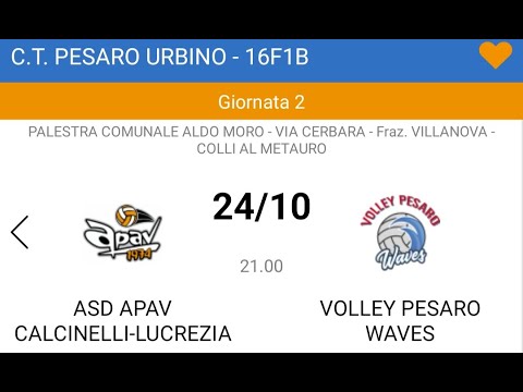 Apav VS Volley Pesaro Waves