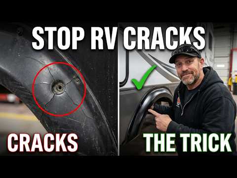 This Simple RV Fender Skirt Trick Prevents Future Cracks