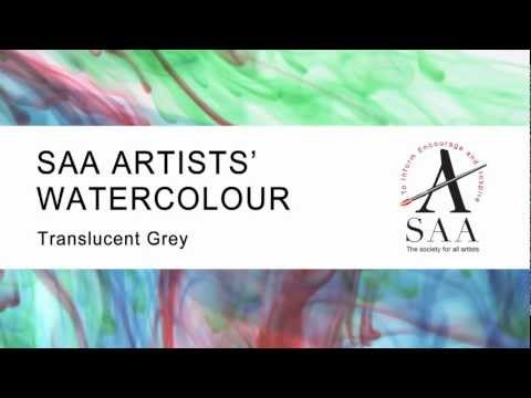 SAA Artists' Watercolour - 708 Translucent Grey