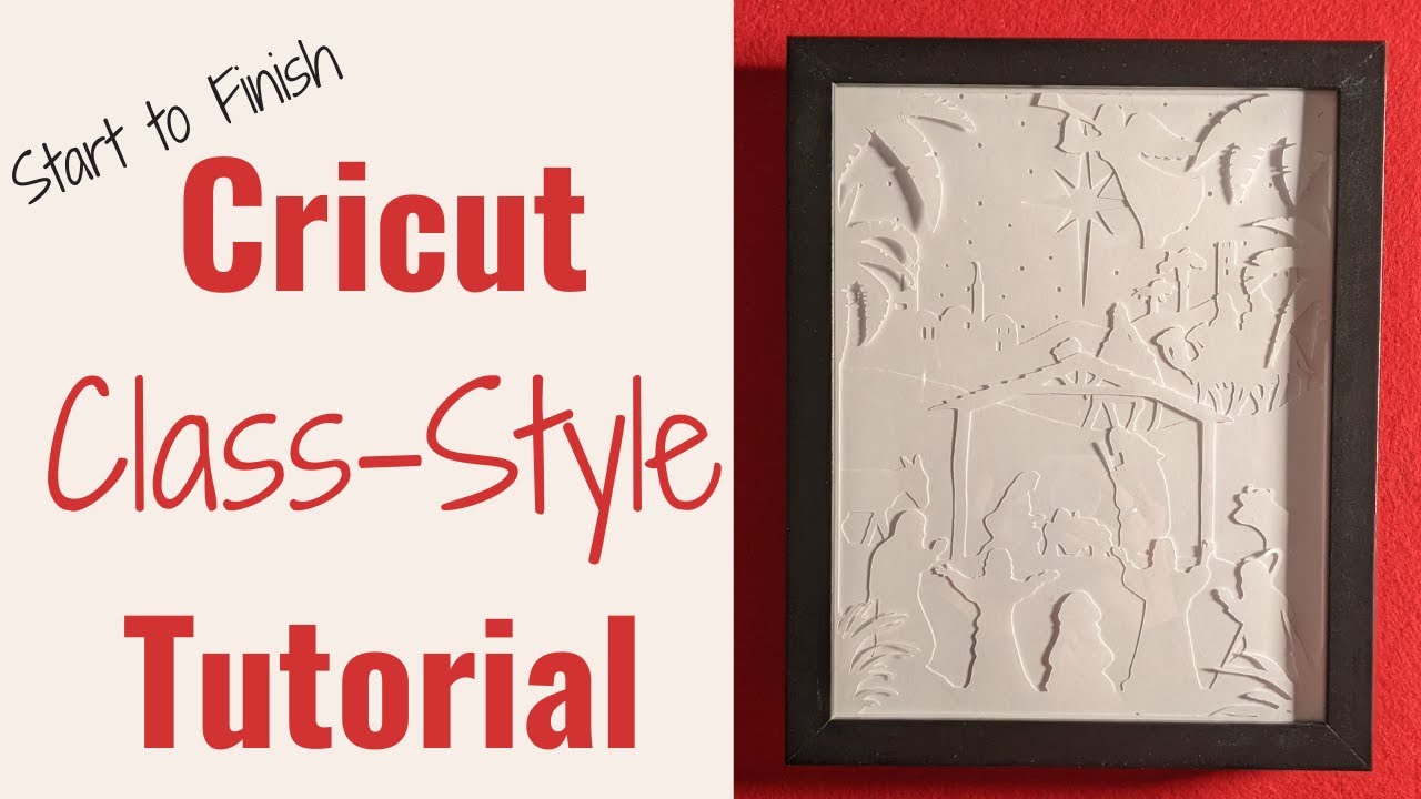 3D Layered Shadow Box with Cricut - Virtual Class Style Tutorial