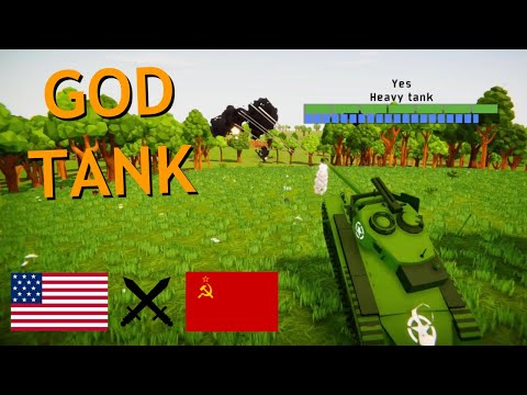 US GOD TANK vs 10x Every Russian Tank - Total Tank Simulator