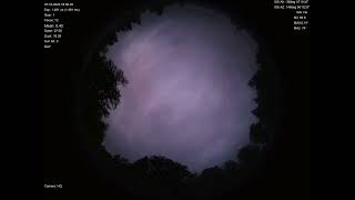 2025-10-07 All sky camera capture from Poiana Rusca Mountains, Romania