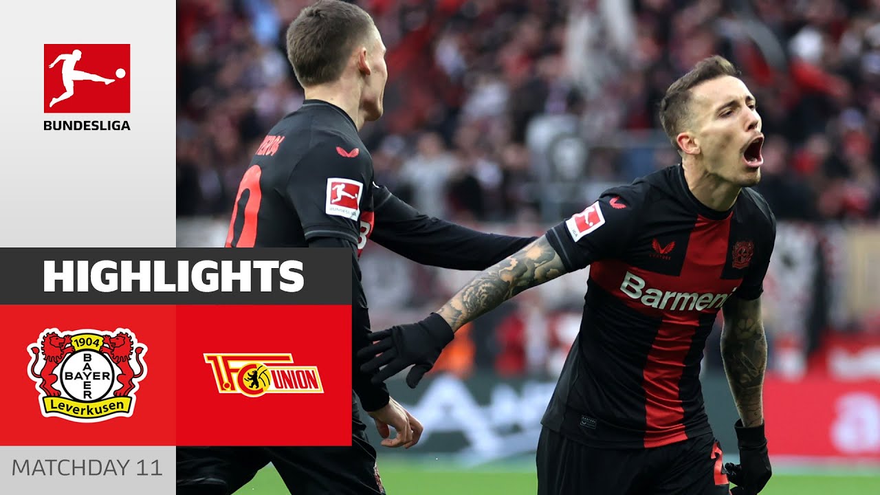 Bayer 04 Leverkusen vs FC Union Berlin highlights