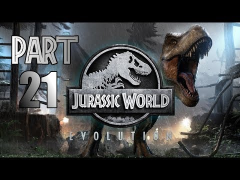JURASSIC WORLD EVOLUTION Walkthrough Gameplay Part 21 - CURED (PS4 Pro)