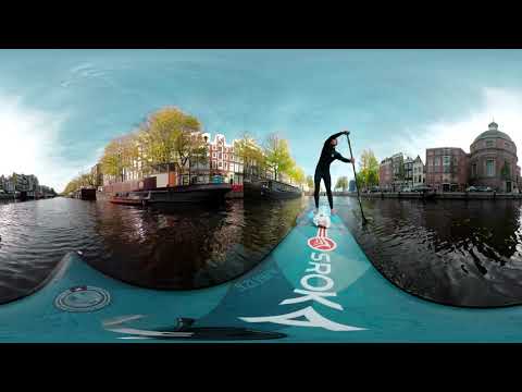 Cruising Singelgracht in VR (Stand-Up Paddle in Amsterdam - GoPro Fusion)
