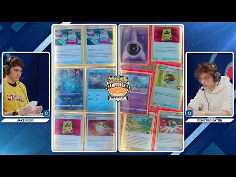 TOP8 Jake Riggs Vs Demetris Eaton - 2024 Pokémon Toronto Regional Championships