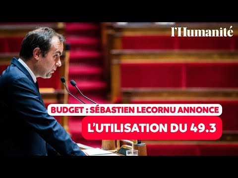 Budget: Sébastien Lecornu announces the use of Article 49.3