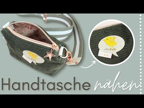 🧵Handtasche nähen mit coolen Details // dafür man muss kein Profi sein // Handmadebyanni