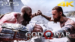 God Of War - Kratos vs Baldur - (REMASTERED PS5) - Cena Completa - Dublado PT-BR | PS5™ [4K 2160p60]