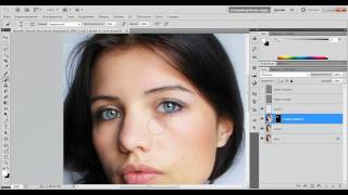 Урок ретуши фотографии лица в фотошопе - видео онлайн