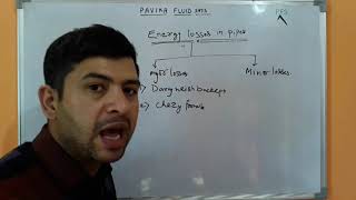 Energy losses in pipelines