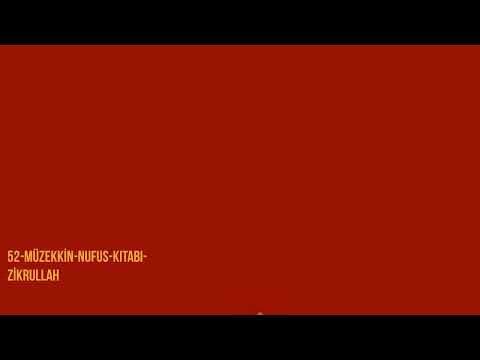 52-MÜZEKKİN NUFUS KITABI -ZİKRULLAH