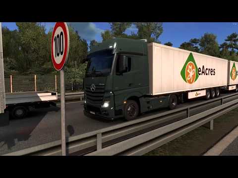 ETS2 1.38 Open Beta -  Euro Truck Simulator 2 - Mercedes Actros MP4