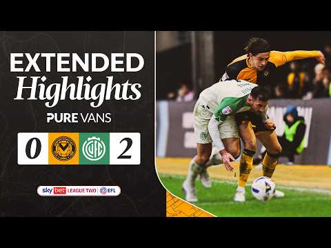 Extended Highlights | Newport County 0-2 Cambridge United