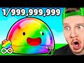 Le Développeur de JEU ma donné LUCK INFINI sur SLIME RNG !