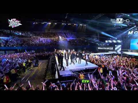 130829 Hand in Hand - Encore + All Artists @ M!Countdown What's up LA KCON 2013 [720P]