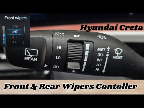 Use Front & Rear Wipers in Creta 2024 | Use Wipers in Hyundai Cars