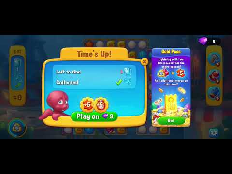 Fishdom gameplay level 1102 complete