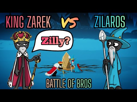 KING ZAREK VS ZILAROS! Brothers Fighting For The Throne! Stick War 3 New Update Leak General Battles