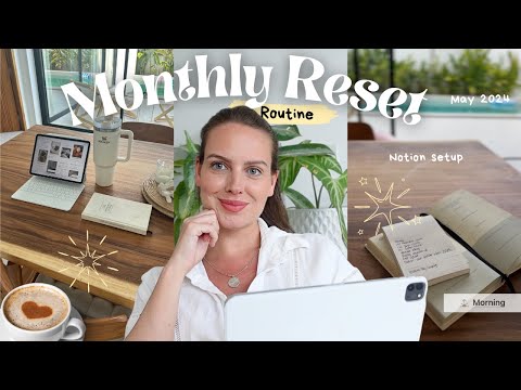 Monthly reset routine: May 2024 - Getting back on track - Goals, Planning & Visions