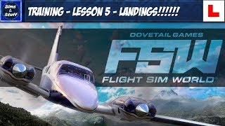 Flight Sim World - Training - Lesson 5 - Approach & Landing