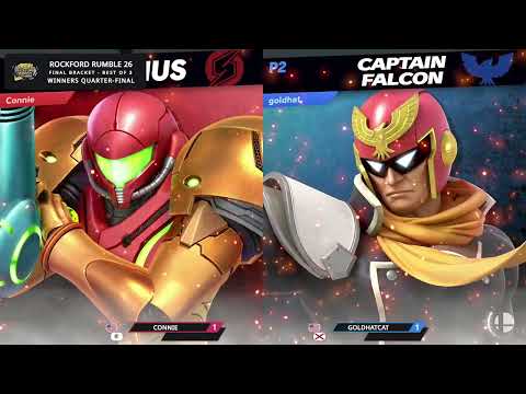 Winners Finals - Connie (Samus) vs Goldhatcat (Captain Falcon/Fox) Rockford Rumble 26