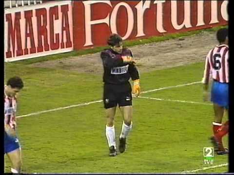 supercopa 92 Atletico vs Barça (vuelta) gol Beguiristain