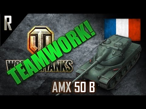 ► World of Tanks - Teamwork: AMX 50 B [12 kills, 15056 dmg]