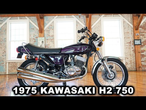 1975 KAWASAKI H2 750 TRIPLE THE HOLY GRAIL OF STREET LEGAL 2 STROKE SUPERBIKES