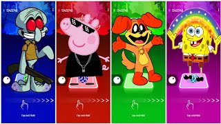 Squidward 🆚 Peppa pig 🆚 Dogday 🆚 SpongeBob - who is best 🎯