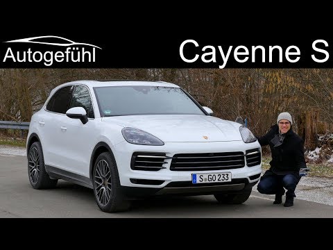 Porsche Cayenne S FULL REVIEW test all-new Cayenne 2019 2018 - Autogefühl