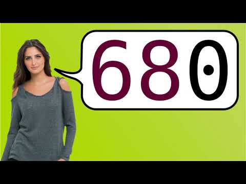 How to say '680' in French?