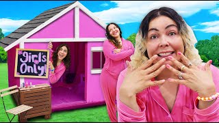 We built a Girls Lounge ONLY in Tiny Town!